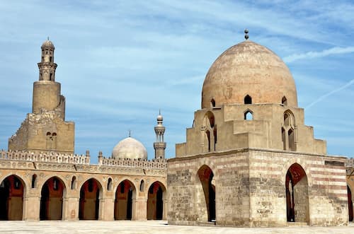 Ibn-tulun mosque a monument in Cairo from the era of Abbasid caliphate