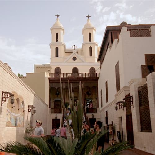 The Hanging Church one of the Cristian monuments in cairo