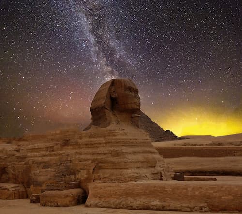 Giza pyramids on of the most famous monuments near Cairo